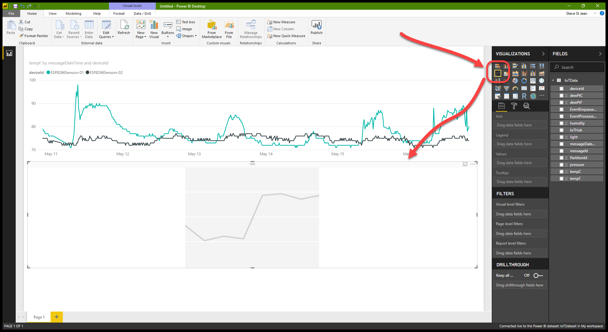 How Azure IoT helped me buy a new house - Part 6 - Power BI